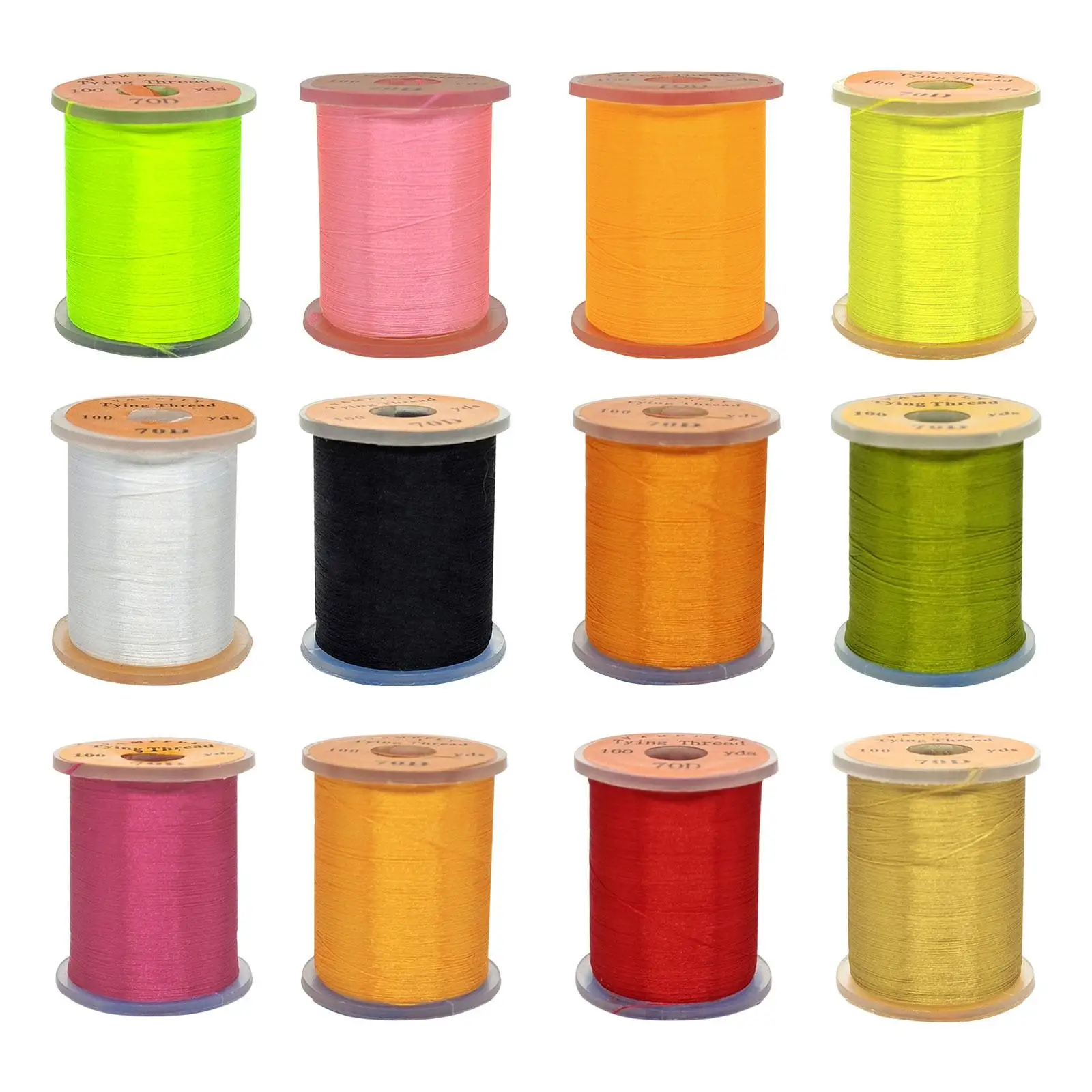 Fly Tying Thread High Strength 70D Binding Thread for Dry Wet Lure Fly Fishing Material Accessories