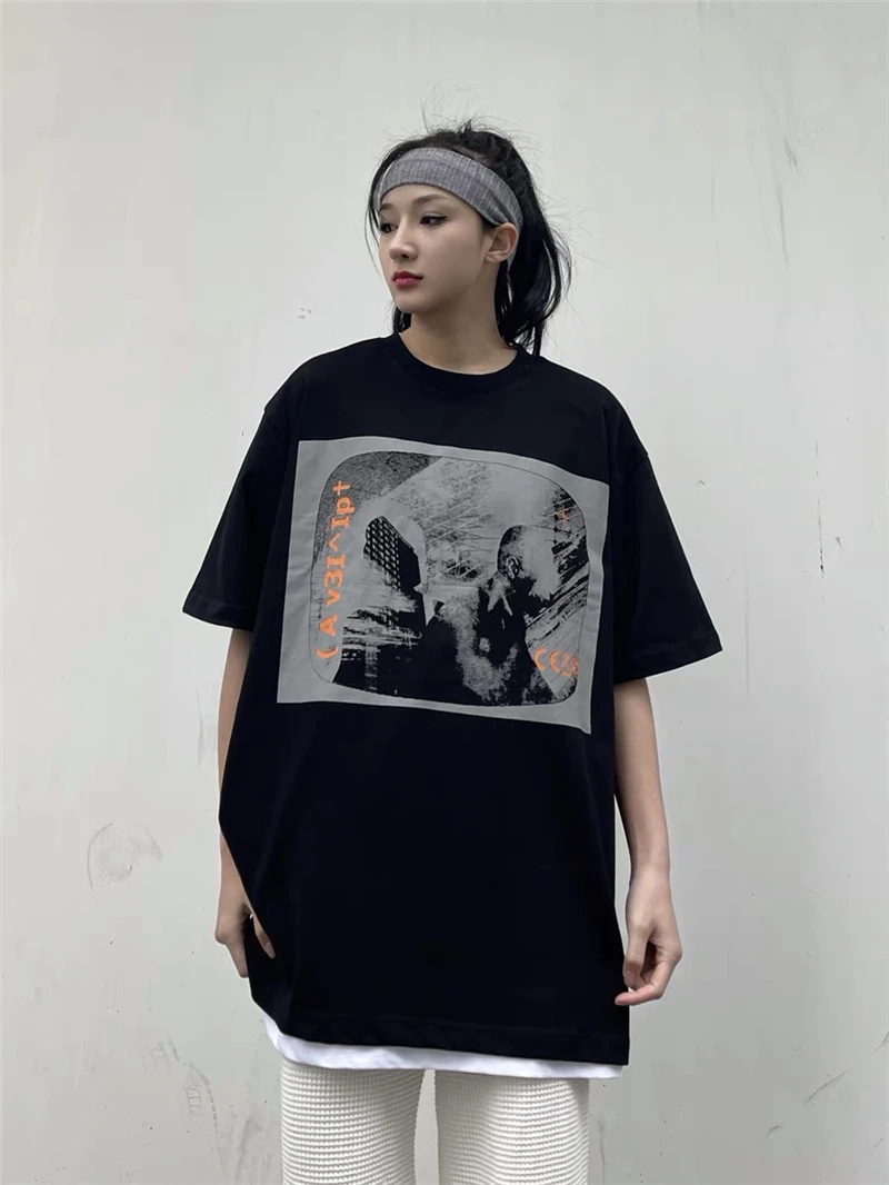 long t shirt 2022ss New Reflective Cav Empt T shirt Men Women 1:1 High-Quality CAVEMPT C.E Tee Tops full t shirt for men