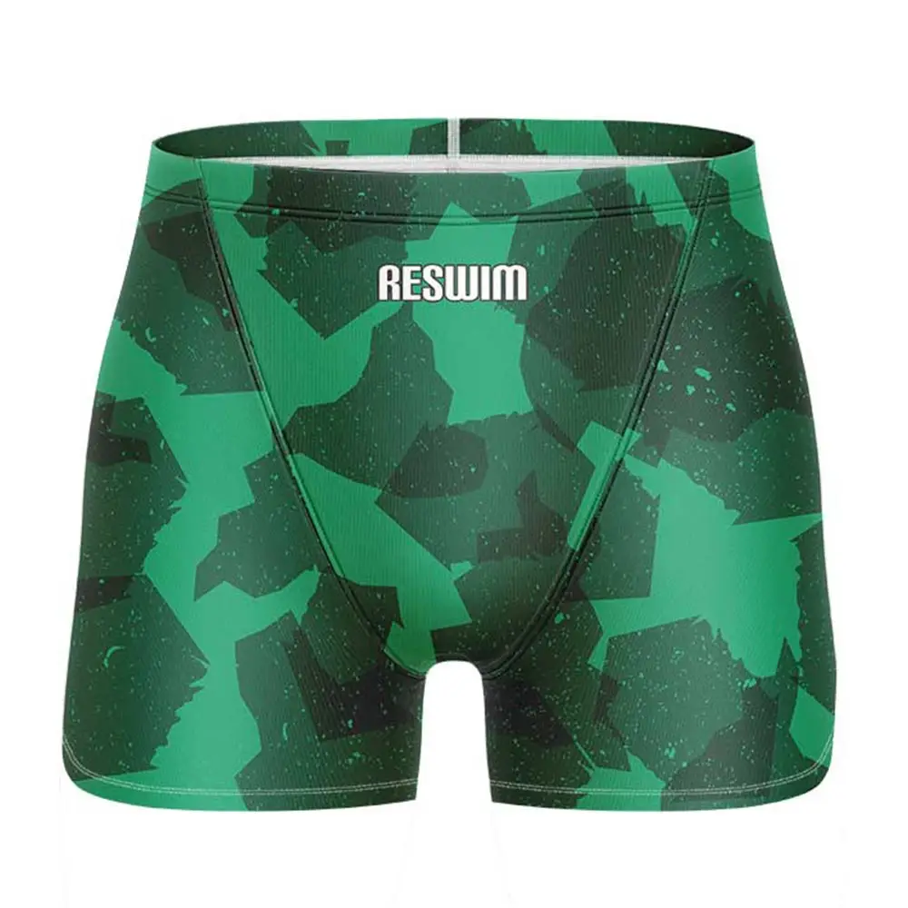 Summer Mens Swim Jammer Shorts Endurance Athletic Training Swimsuit Swimming Trunks Swimsuit New Swimming Jammers Surfing Shorts
