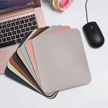 Almofada de mesa nova moda confortável para computador portátil macbook mouse pads almofadas de couro anti deslizamento do rato do jogo dos ratos