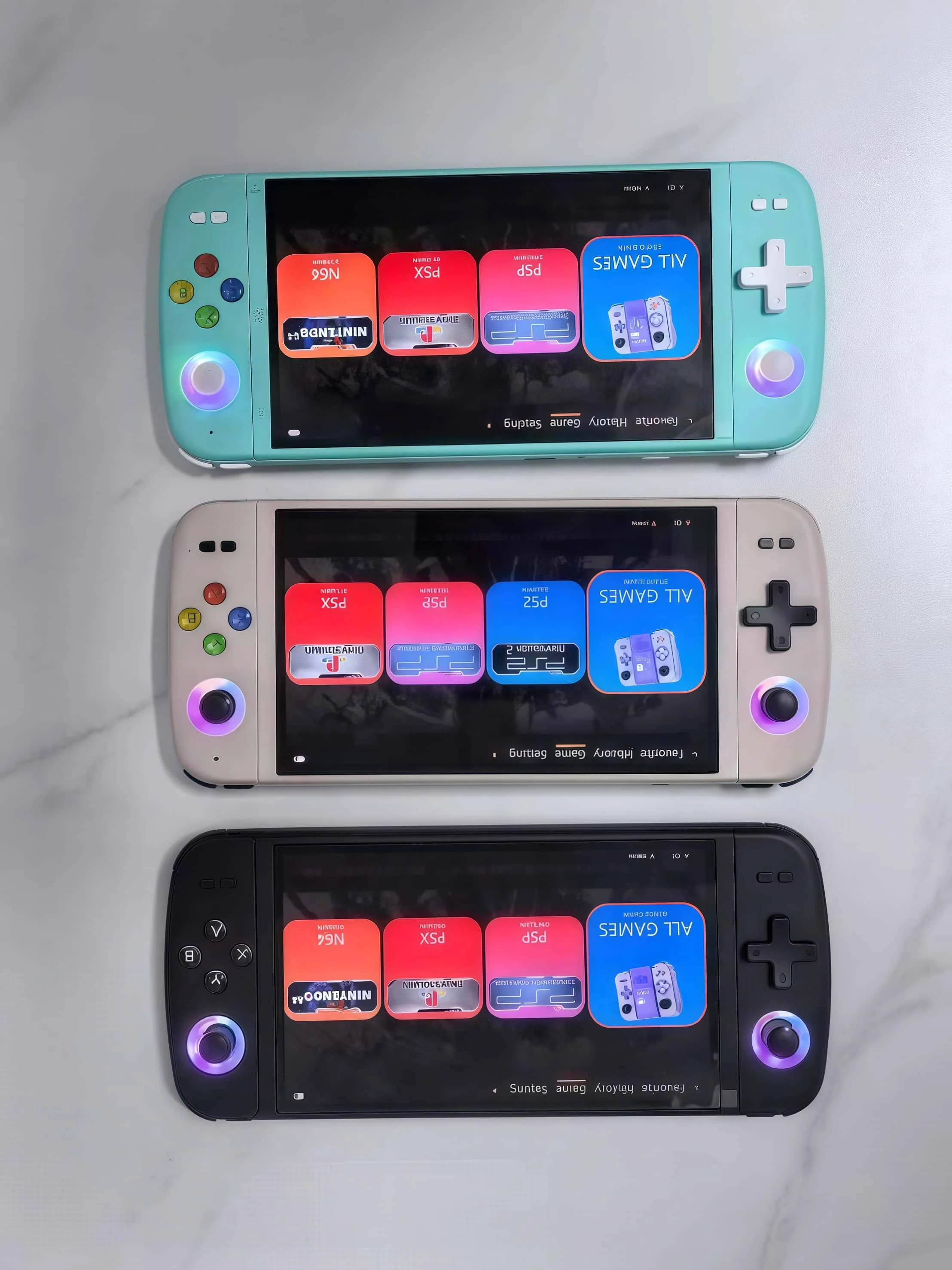 M27 Handheld Game Player Portable Retro Gaming Console 7.0” Big Screen 256G 70000+ Games for PS1 PSP ARC Men Gifts New - 6