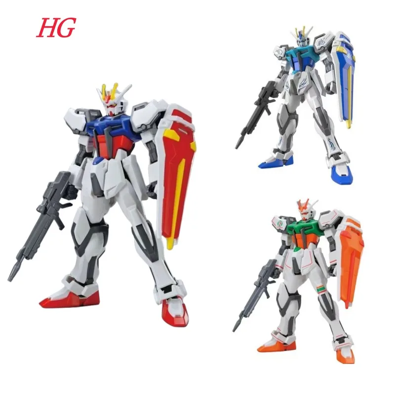 Gundam Strike Warrior HG 1/144 Strike Gunpla Novice Entry-level Assembly Model White/blue Dragon/orange Three Toys Birthday Gift