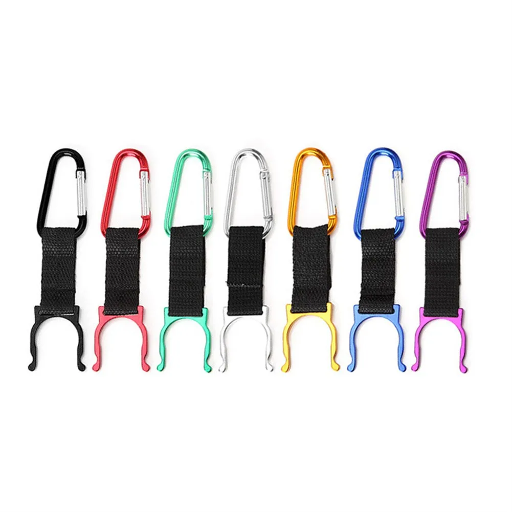 

Water Bottle Holder Outdoor Camping Hiking Carabiner D-shaped Buckle Fit For Backpacks Key Ring Kettles Travel Outdoor Adventure