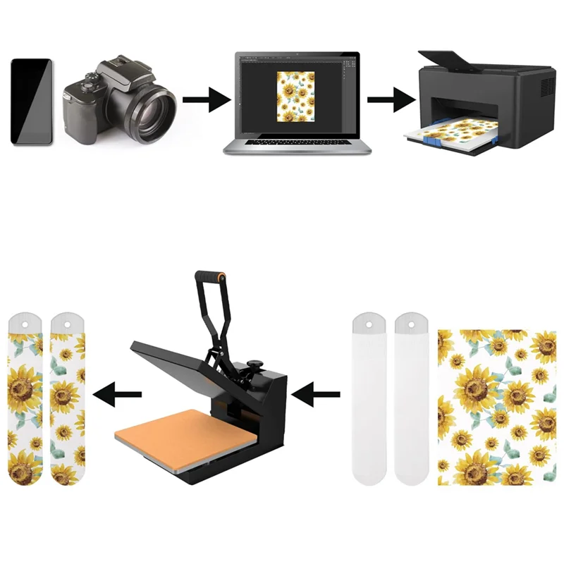 Metal Straight Sock Clips,Sublimated Crew Sock Clips, Dye Printed Heat Transfer Parts For Printing DIY Socks