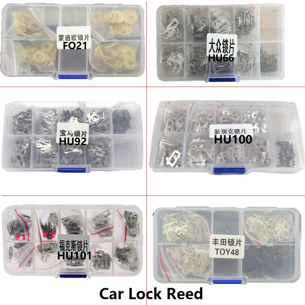 JMCKJ Lock Reed Lock Plate For FO21 GT15 TOY48 HU92 HU100 HU66 HON66 SIP22 for Honda/BMW/Toyota Car Repair Accessories lock repair tool locksmith tools lock pick tools locksmith extractor tools