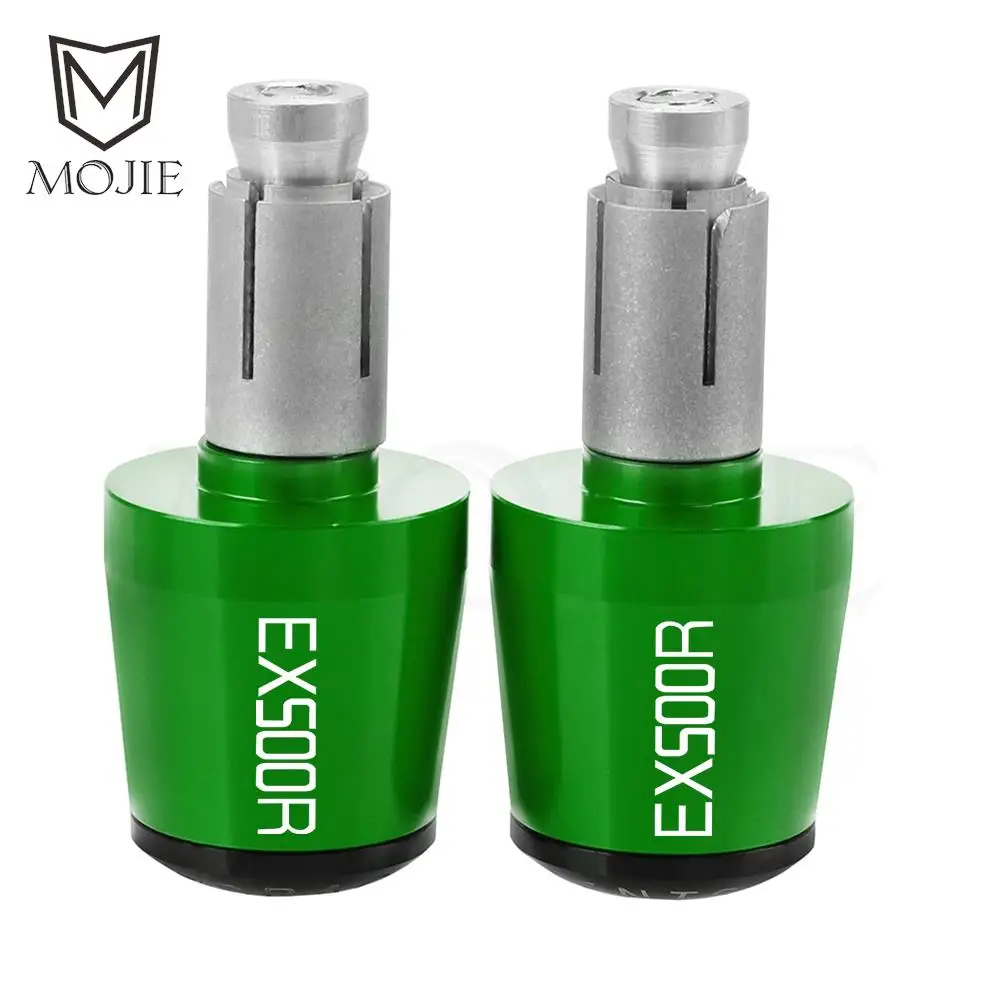 

Motorcycles Handlebar Grips Cap Weight PartsAnti Vibration Silder Plug Ends FOR KAWASAKI EX500R NINJA GPZ 500S GPZ500 S EX500