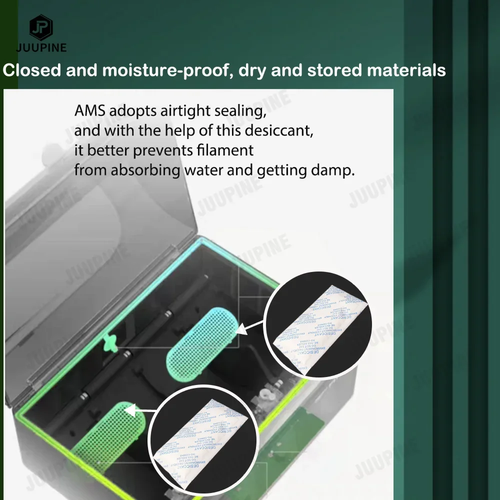 Bamblab 3D 프린터용 AMS 건조제, Bambu Lab AMS 건조제, 소모품 건조 유지, X1C P1S P1P, 6 PCs, 12 PCs, 18PCs