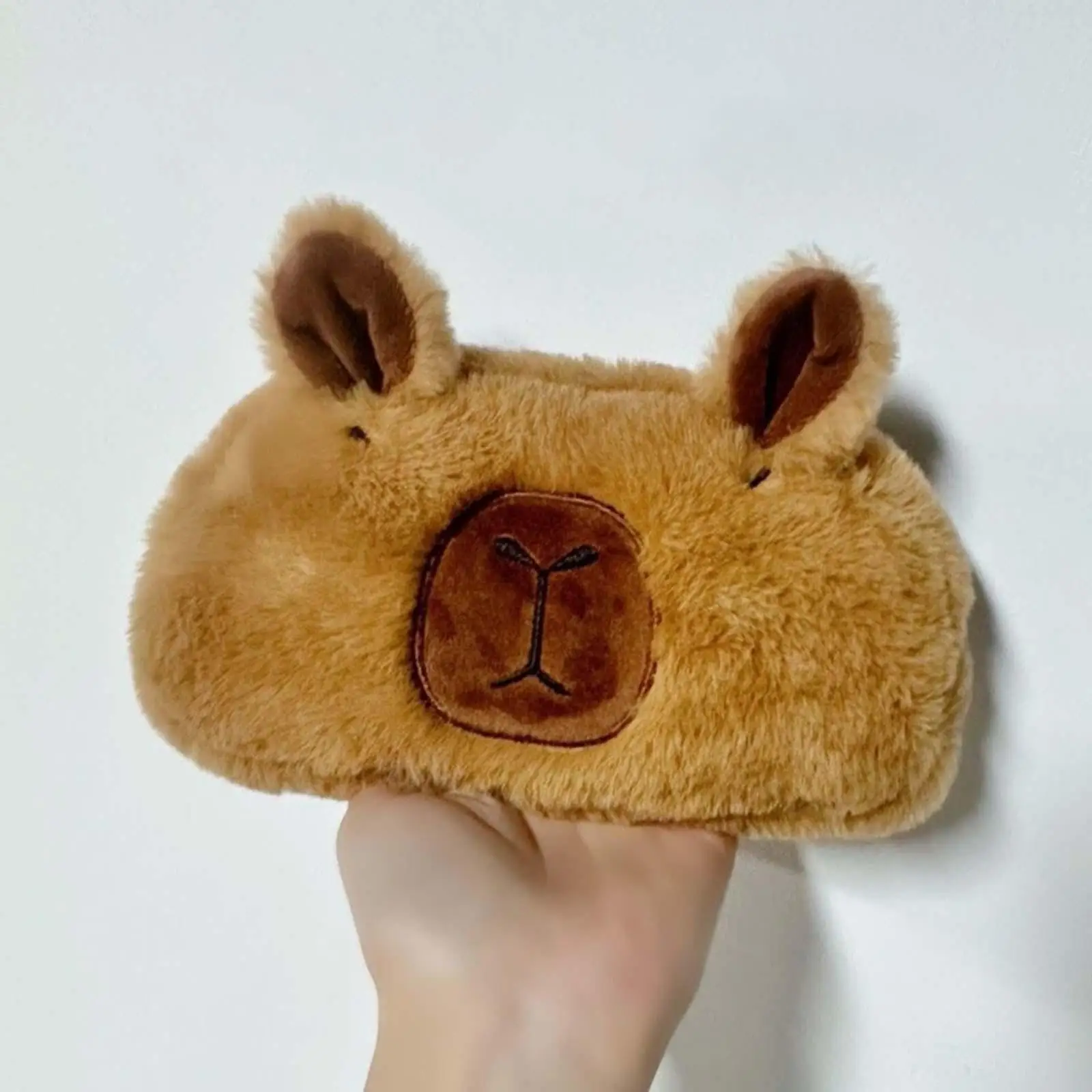 Capibala 봉제 펜 케이스, 학교 용품 가방, 연필 상자, 사무실 소년 성인용