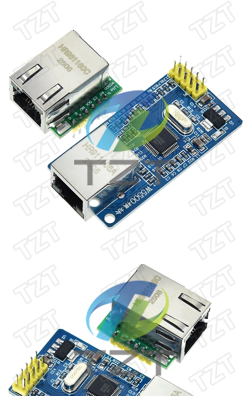 TZT 1/3PCS Smart Electronics USR-ES1 W5500 Neues SPI-zu-LAN/Ethernet-Konverter-TCP/IP-Modell – Detail 4