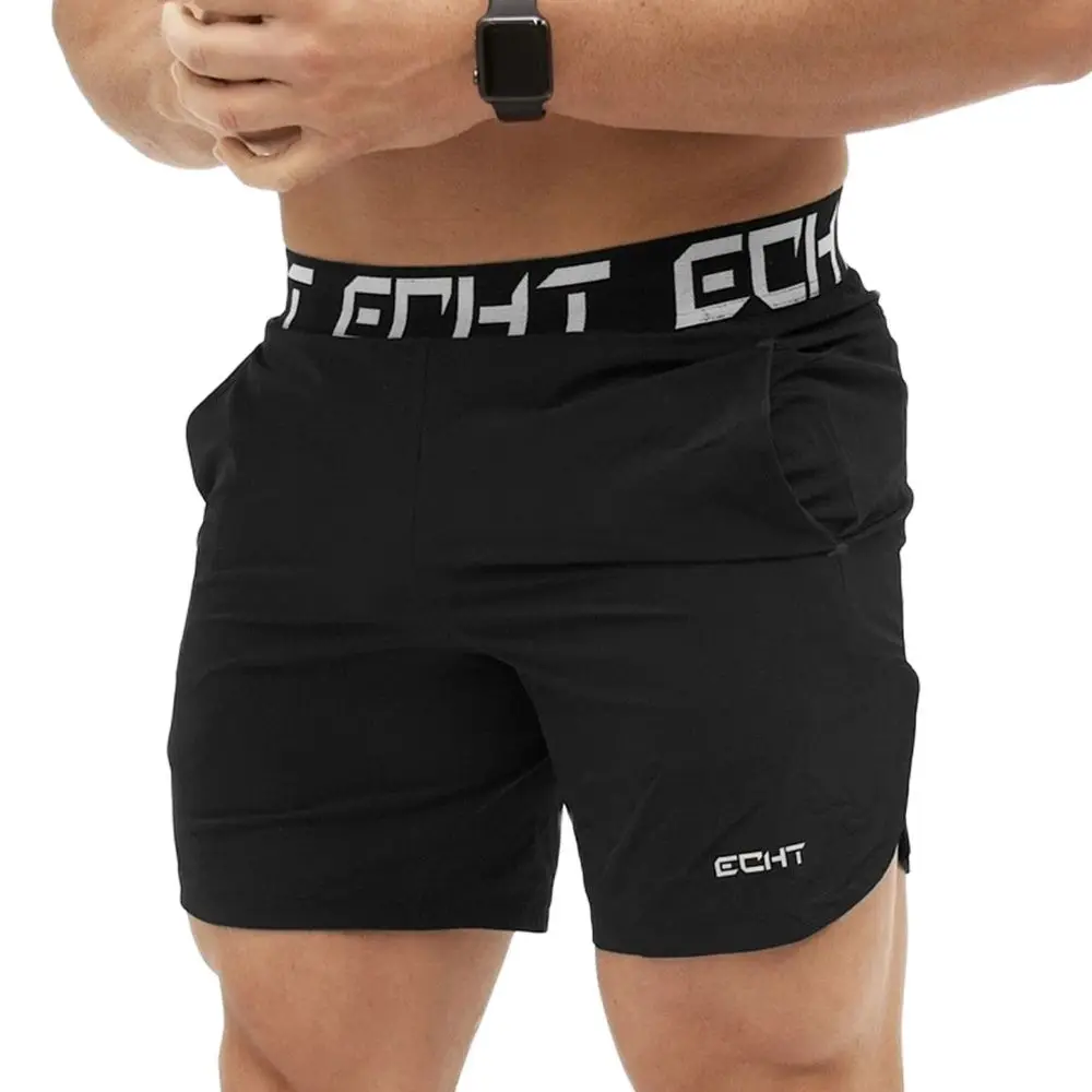 summer fitness men breathable short sleeve t shirt shorts two piece quick drying casual fitness wear fashion suit 2024 Summer New Men's Fitness Mesh Shorts Quick Drying Fitness Shorts Breathable Slim Fit Shorts Sports