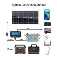 Panneau solaire 600W 12V, Kit solaire Flexible et Portable avec contrôleur 100A, adapté à la maison, Camping en plein air, chargeur solaire Mobile RV 5