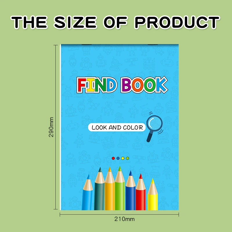 Encuentra, cuenta: un divertido libro de rompecabezas visuales para niños. Encuentra objetos ocultos, cuenta cuántos ves y coloréalos para resaltarlos._voghion.com
