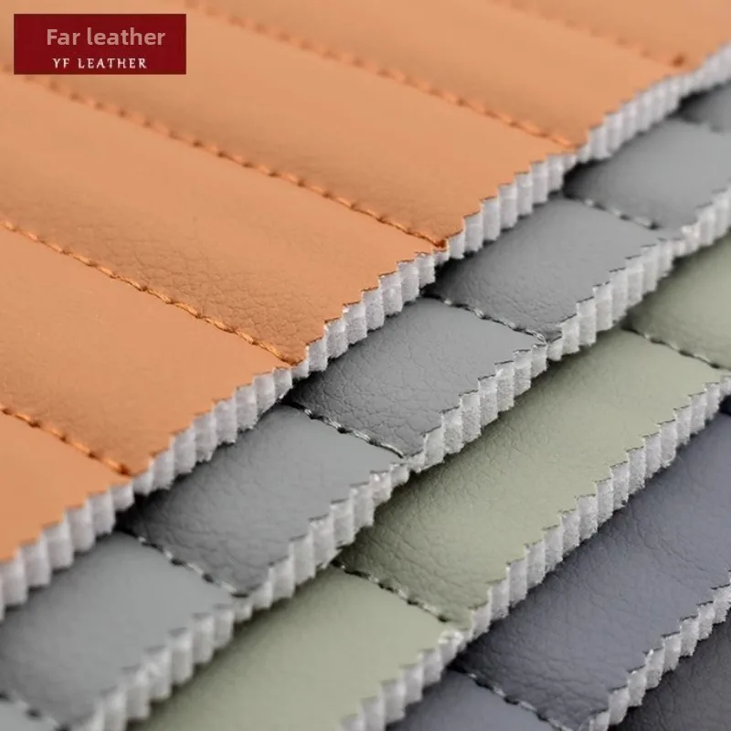Embroidered Leather Fabric 3