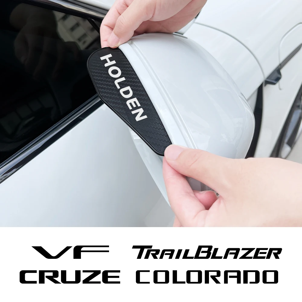 2Pcs Car Rain Eyebrow Rainproof Shield Cover for Holden TRAILBLAZER VF COLORADO CRUZE COMMODORE Monaro Auto Exterior Accessories