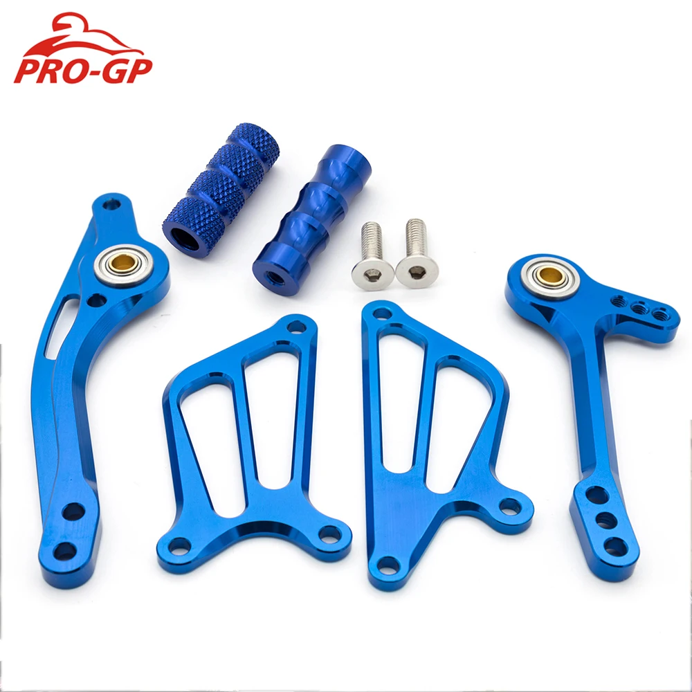 

CNC Motorcycle Adjustable Rearset Footpeg Foot Peg Pedal Brake Gear Shift Shifter Lever + Wing For Honda CBF150 CB190R