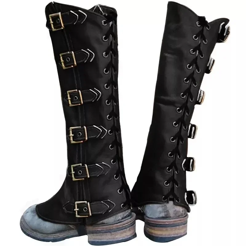 Déguisement cosplay armure chevalier médiéval paire de jambes greaves