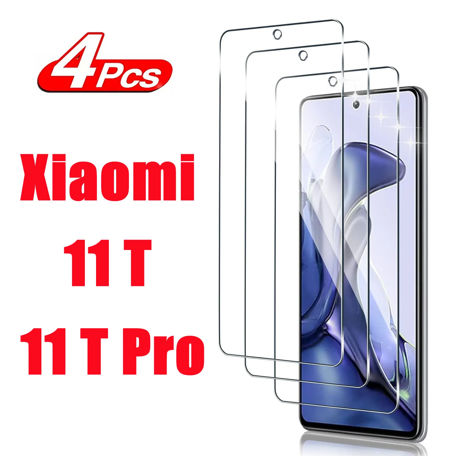 2/4pcs für xiaomi 11t Displays chutz folie für xiaomi 11t pro gehärtetes 9h Glas für xiaomi 11t pro Glas