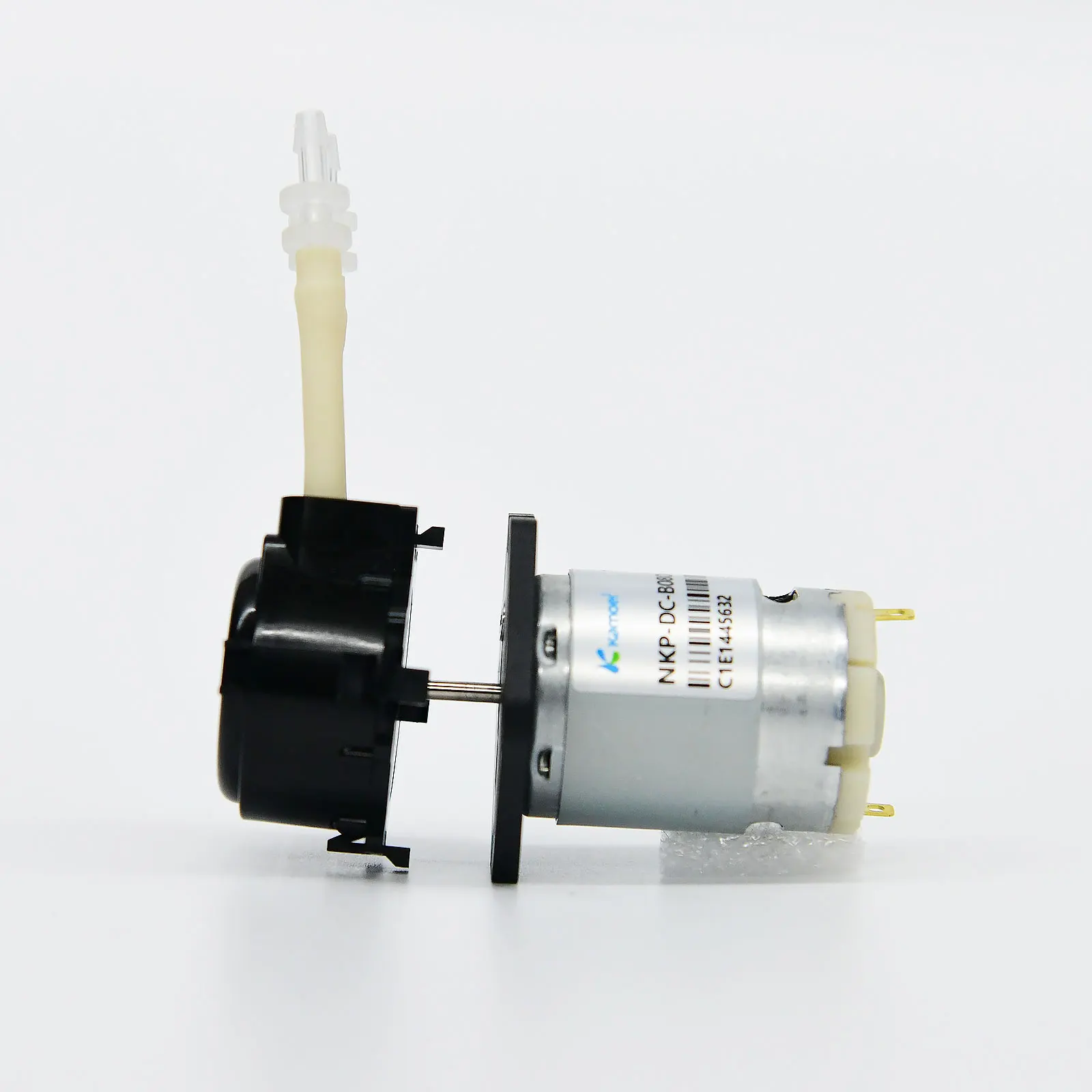 Kamoer NKP 저유량 연동 펌프, 전원 공급 장치 포함, 12V DC 모터 도징 펌프, 5.2  90 ml/min, 3 로터, 블루 컬러, 47 ml/min