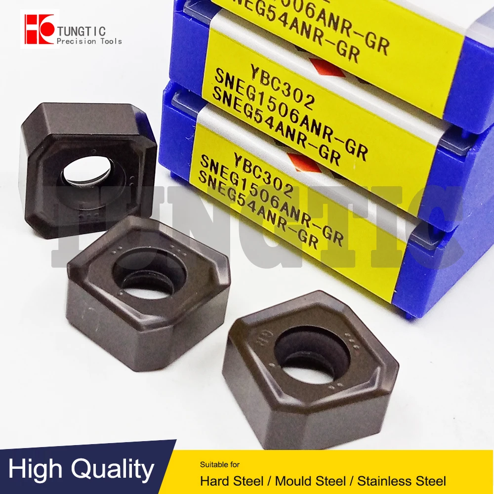 

SNEG1506ANR-GR YBC302 Milling Cutter CNC Carbide Insert Lathe Cutting Tool Machining Metal Turning Tools SNEG 1506ANR 1506 ANR