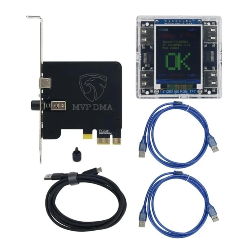 

DMA Board with LED Light Kmbox B+ and Keyboard Mouse Controller Touch Display Button Control Switches AOS