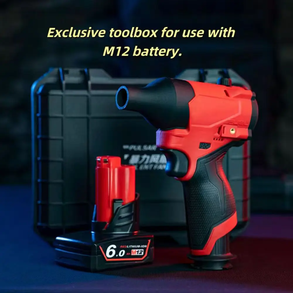 Brushless Jet Blower for Milwaukee 12V Battery 160000RPM Control Violent Turbo Fan Electric Air Duster (No Battery) 3