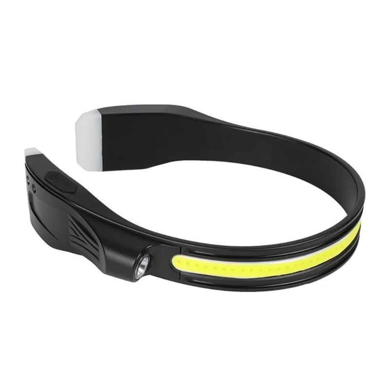 

Налобный фонарик Датчики движения Светодиодные налобные фонари Перезаряжаемые фары Водонепроницаемый легкий налобный фонарик для