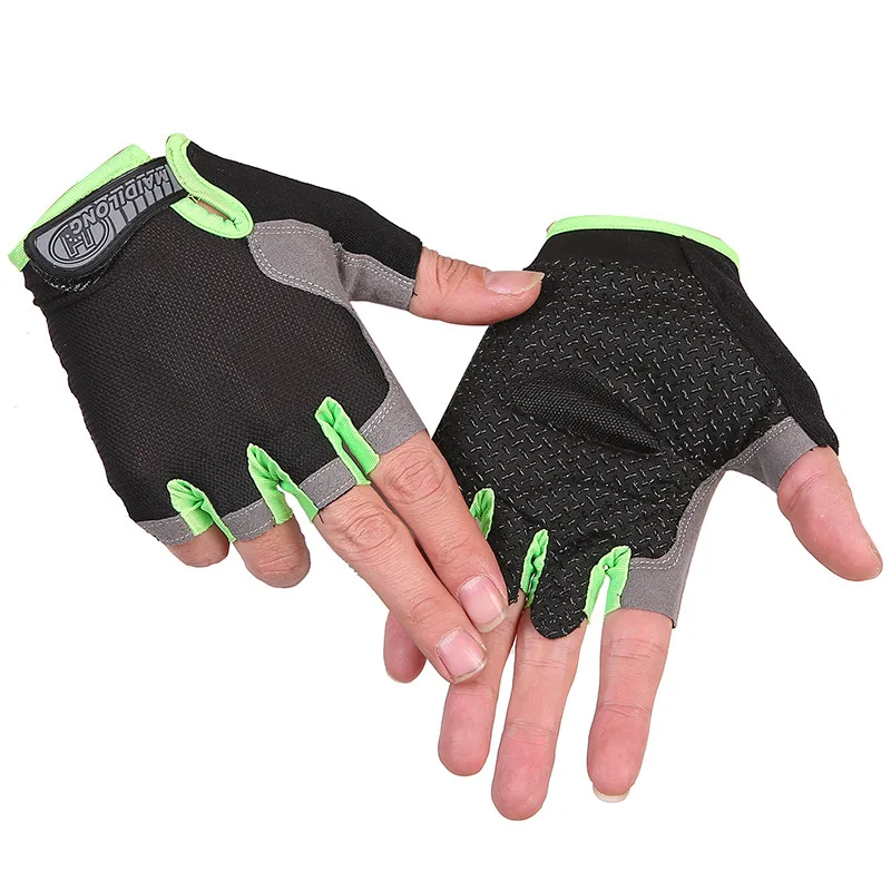 Fingerless gloves for men women cycling sports fitness motorcycle mtb anti-slip bicycle accessories