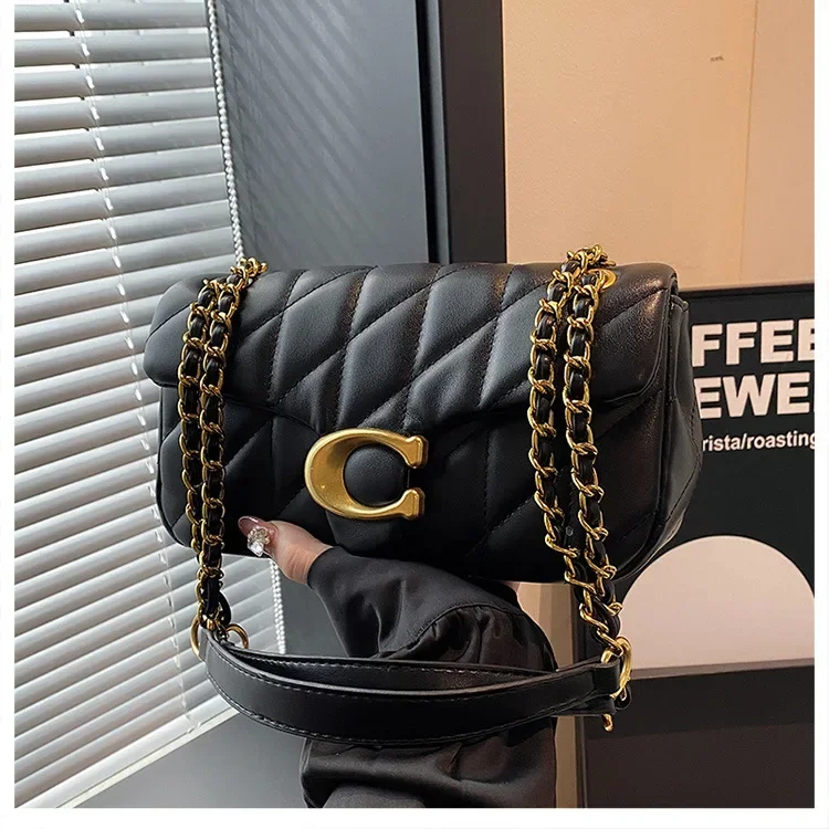 Women&rsquo;s Crossbody Bag Mini Luxury Square Purse Adjustable Chain Strap Vintage-Inspired Shoulder Bag for Dating Shopping Party shoulder bag