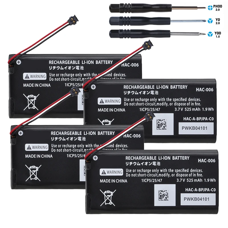 Power Tool Battery Rechargeable Lithium Batteries Rechargeable Nickel Zinc Batteries Rechargeable Nickel Metal Hydride Batteries Disposable Alkaline Batteries HAC-006 Hac 006 Battery HAC-BPJPA-C0 HAC-015/016 HAC-A-JCR-C0 Nintendo Switch Ns Joy-Con Joycon Joy con Controller Bateria