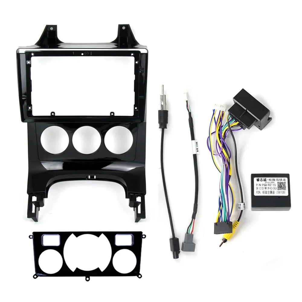 Ǫ 3008 2009 2015 ڵ  , GPS ׺̼ г, ú ġ ŰƮ, 9 ġ 2Din