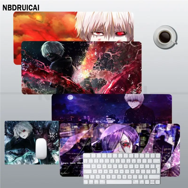 

Tokyo Ghoul Mousepad Cool Large Gaming Mouse Pad XL Locking Edge Size for Game Keyboard Pad for Gamer