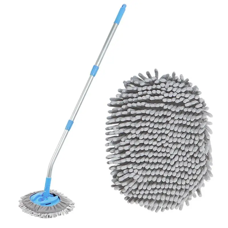 

Car Wash Mop Chenille Brush Head Multifunctional Auto Wash Brush Aluminum Alloy Rod Wear Resistant Cleaning Mop Cars Maintenance