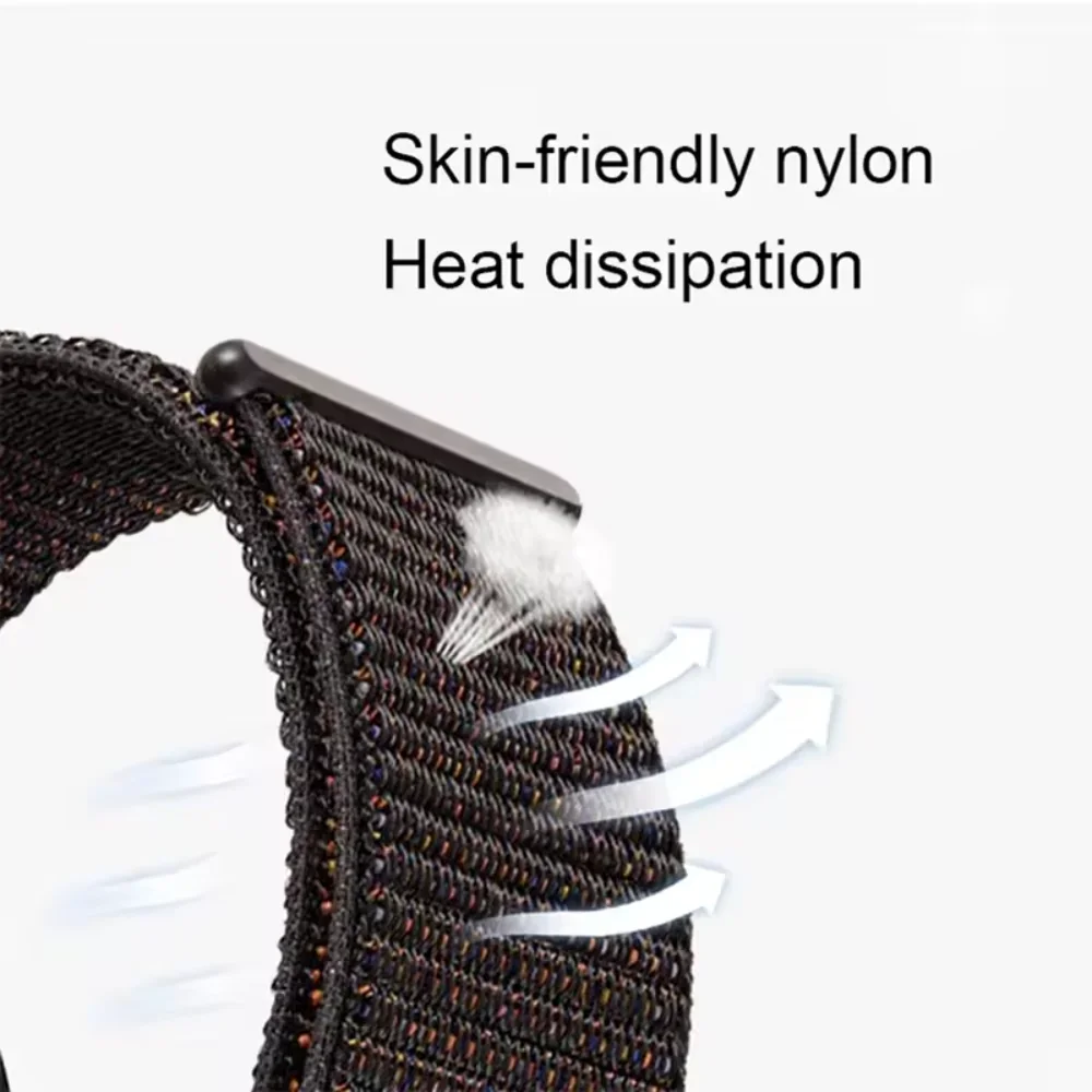 حزام نايلون لساعة Huawei Watch Fit 3/4/4pro حزام ن...