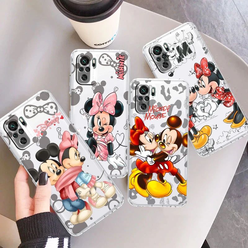 

Pink Minnie Cute For Xiaomi Redmi Note 12 11 11S 11T 10 9 8 7 6 5 4 Pro 5G 4G Silicone Transparent Soft Phone Case Coque Capa