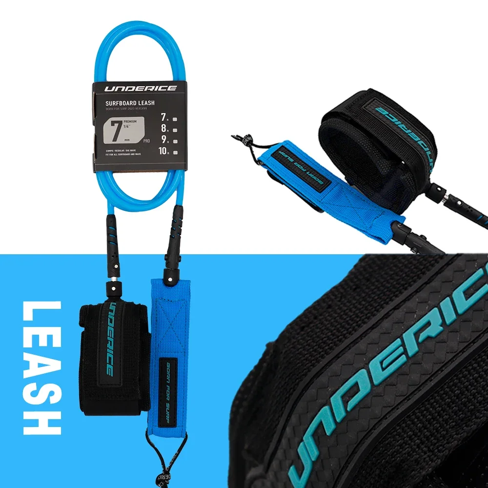 Premium Surfboard Leash: Durable TPU & Stainless Steel