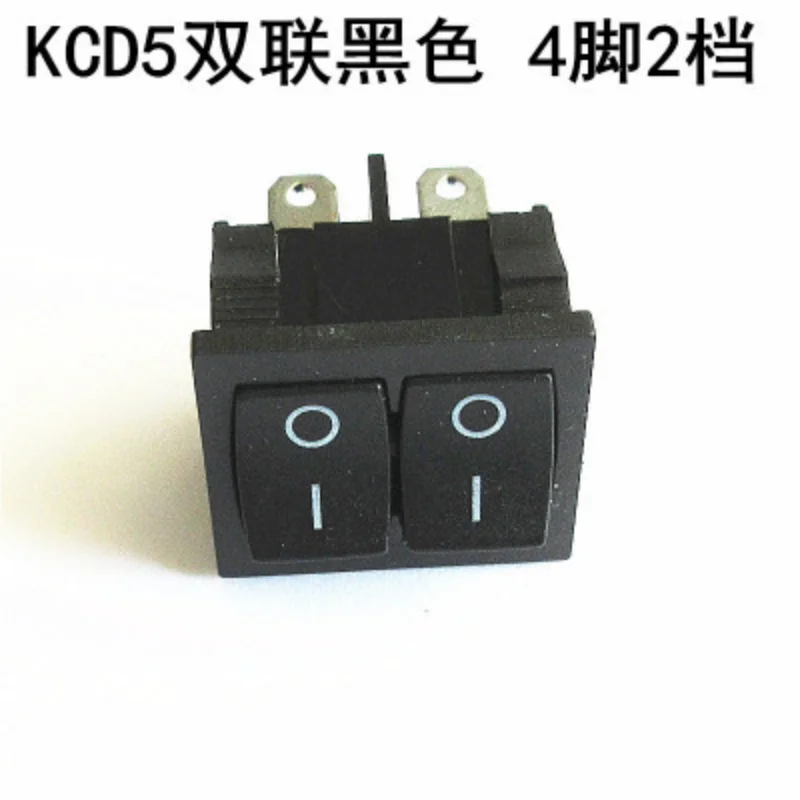Фото 5 шт., выключатель KCD5 для лодки, черный, 4/6 pin, 2/2 скорость, 3 скорости, трафик и зеленый цвет, со стандартным двойным источником питания, выключатель корабля, 6 А в №5