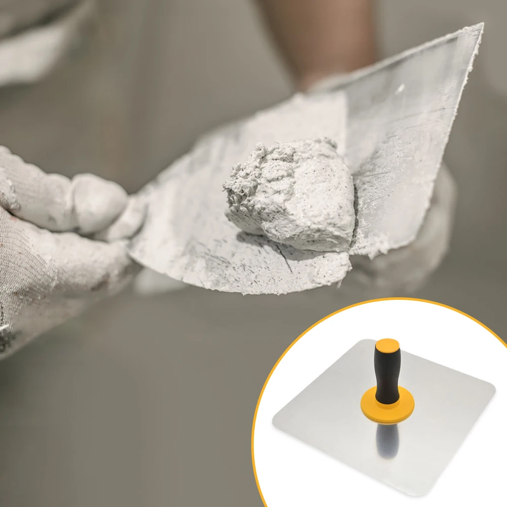 Aluminium Plaster Mortar Board with Soft Grip Handle Plastering Hawk Plaster Mortar Board Holder Finishing Plastering Tool 2