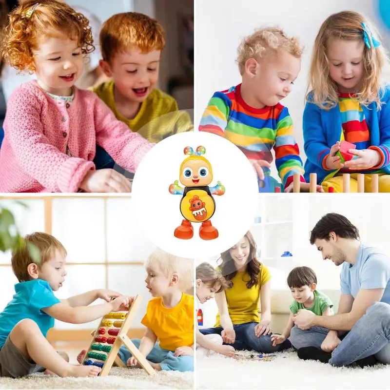 Musical Dancing Bee Electric Toys Musical Toys Electronic Cartoon Bee Preschool Learning Toys Educational Toys Interactive 5