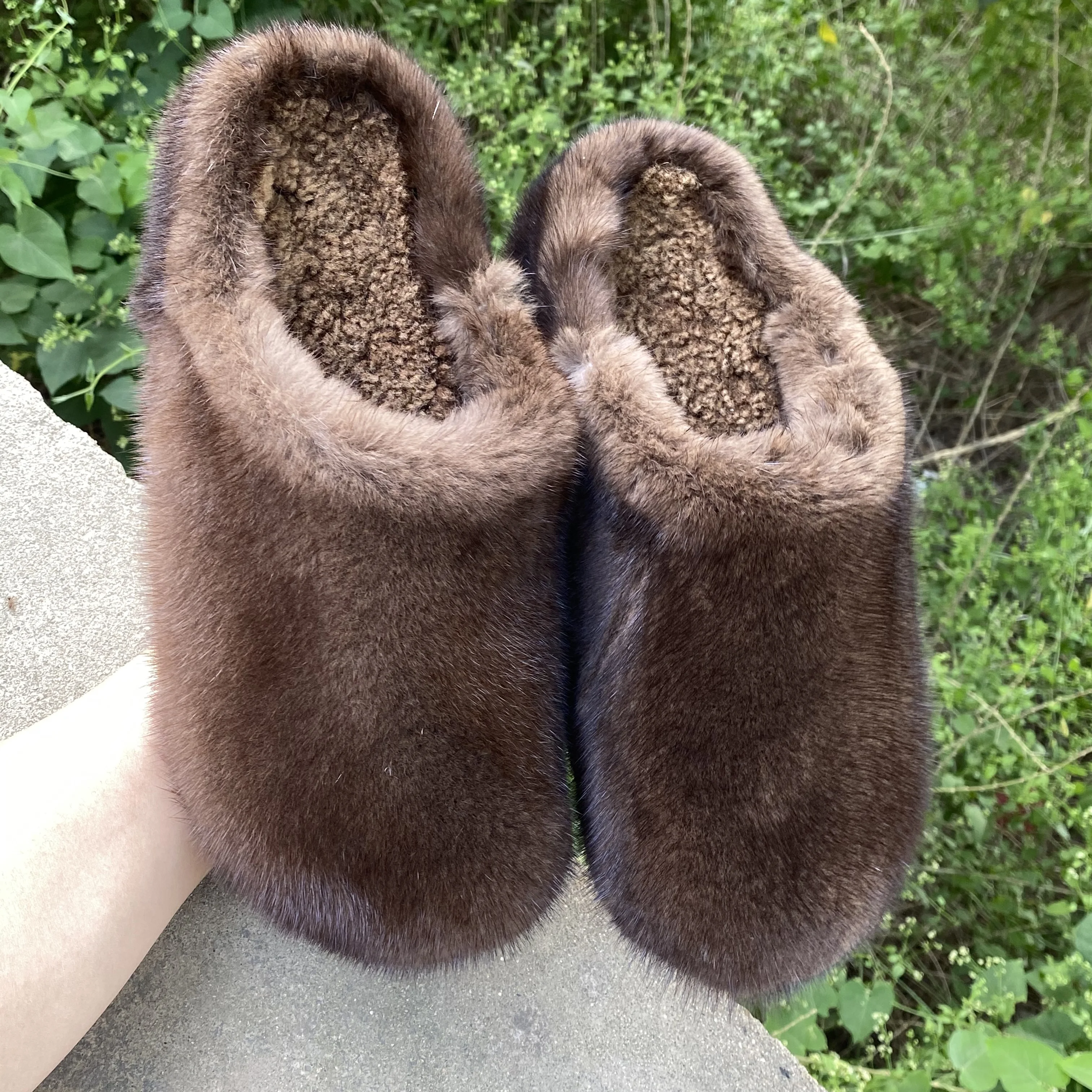 Fur Pantofole Di Visone Pantofole Da Donna In Pelliccia In Inverno