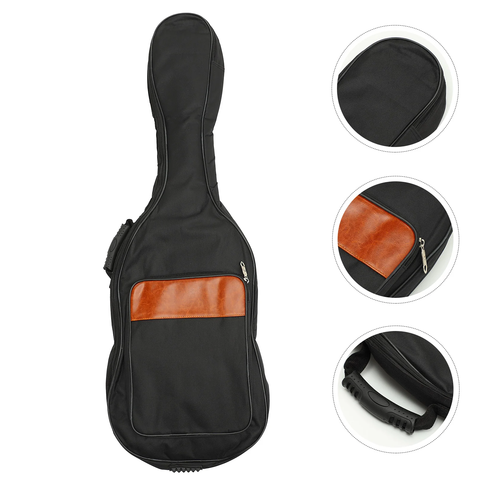 

Bass Bag Practical Storage Bag for Guitar Thickened Canvas Guitar Backpack