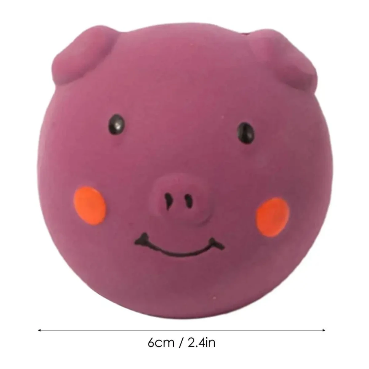 Squeaky Toys For Small Dogs Pig Shape Puppy Balls Teething Toys Pet Toys Fun For Indoor Puppies And Dogs Chewing And Playing 6