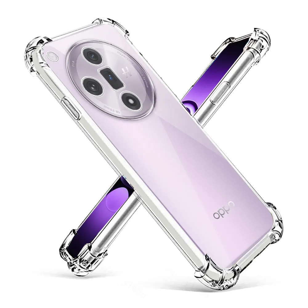 Per Oppo Find X7 Ultra Case Clear Custodia Protettiva Morbida In Silicone Antiurto Per Oppo Find X7 Clear Coque Per Oppo Find X6 Pro Fundas