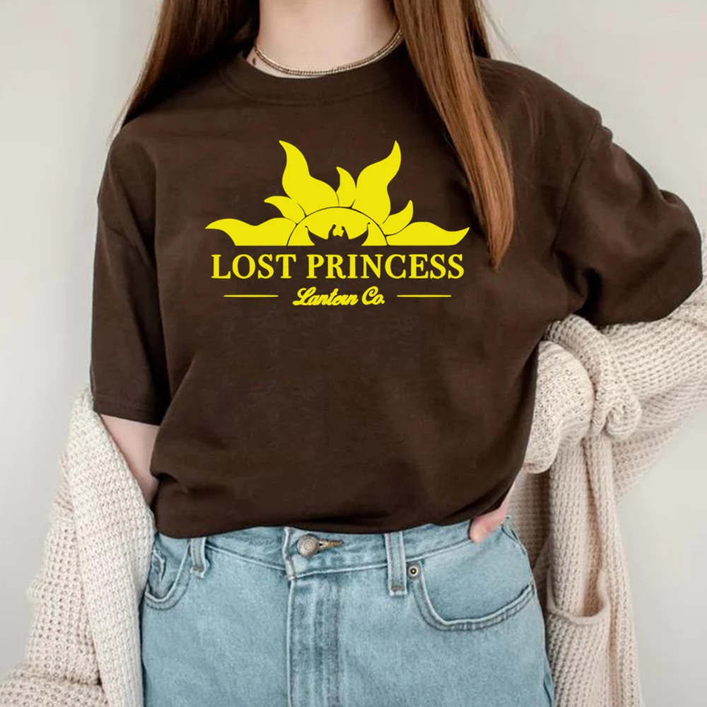 Tangled Shirt Lost Princess T-Shirt Women Lantern Company Graphic