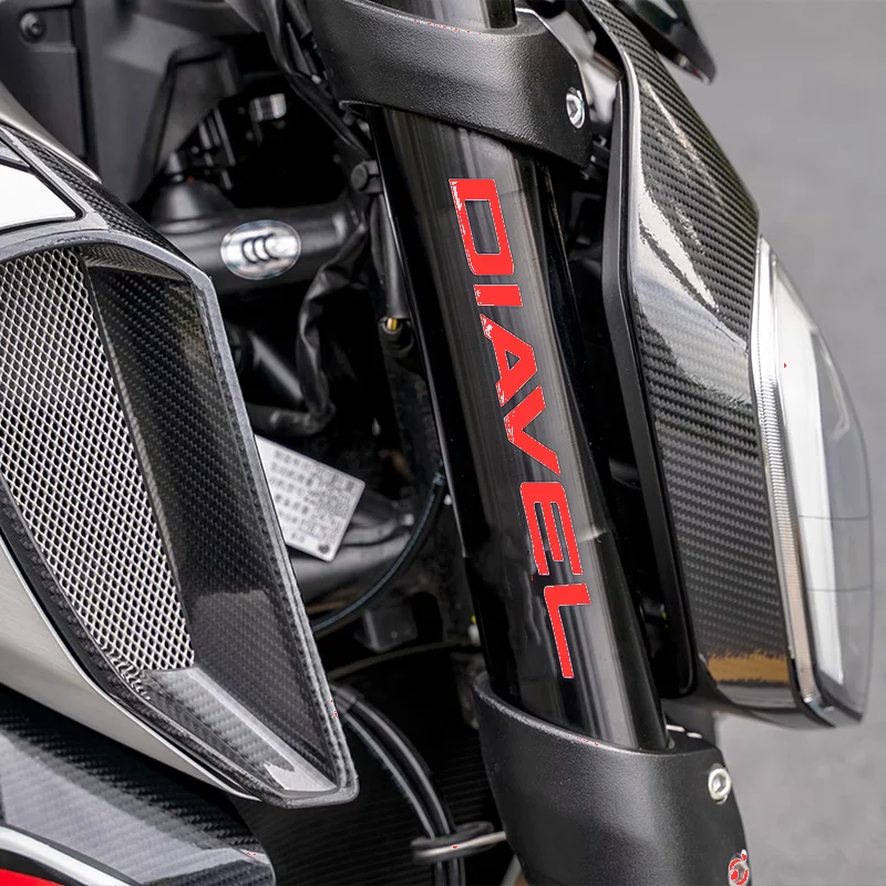 Misura Per Ducati 1260 Diavel 1260 Accessori Moto Decalcomanie Ammortizzatore Ornamenti Impermeabili Riflettenti