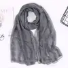 Colorful Musical Note Print Scarf Cotton Voile Smooth Musical Note Floral Shawl 180*80cm Breathable Musical Note Floral Wrap 6