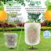Plant Protection Bag Garden Netting Cover with Zipper Drawstring Garden Insect Netting Transparent Bird Plant Barrier Screen 3