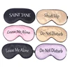 Embroidered Silk Sleep Mask Silk Eye Mask Soft Blackout Blindfold With Adjustable Strap Sleeping Eye Cover Mask For Travel 2