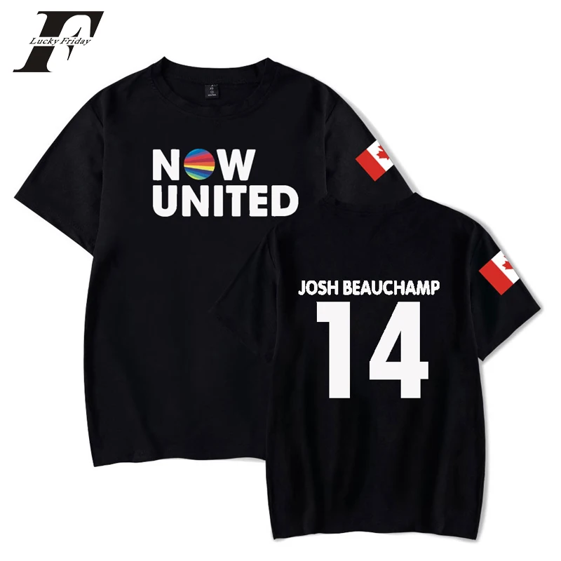 Agora United Canada Josh Beauchamp 14 T Camisa Para Homem/Womens Algodao Manga Curta Engracudo T Camisa Unisex Harajuku Topos