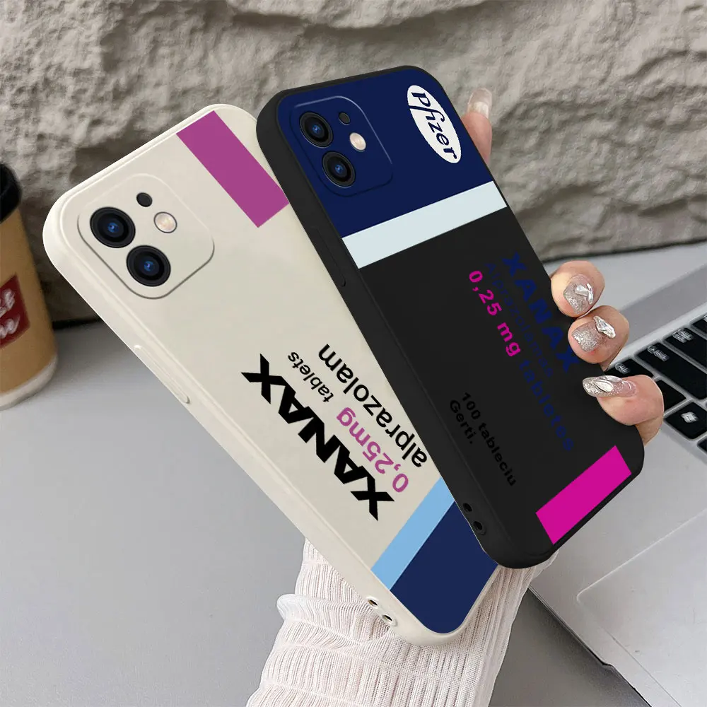 Luxury Fashion Xanaxs Soft Silicone Phone Case - Premium Back Cover