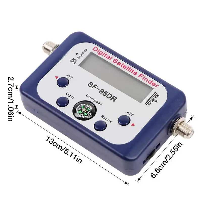 Digital Satellite Signal Finder Digital Sat Meter For Repoint Camping Sat Signal Finders For Dish Network LCD Graphic Display